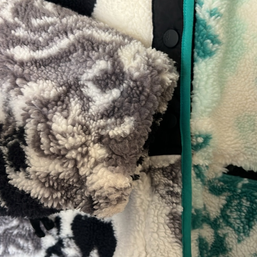 FP Movement Hit The Slopes Printed Fleece Jacket - Minty Fresh Duet Combo - Picture 7 of 9